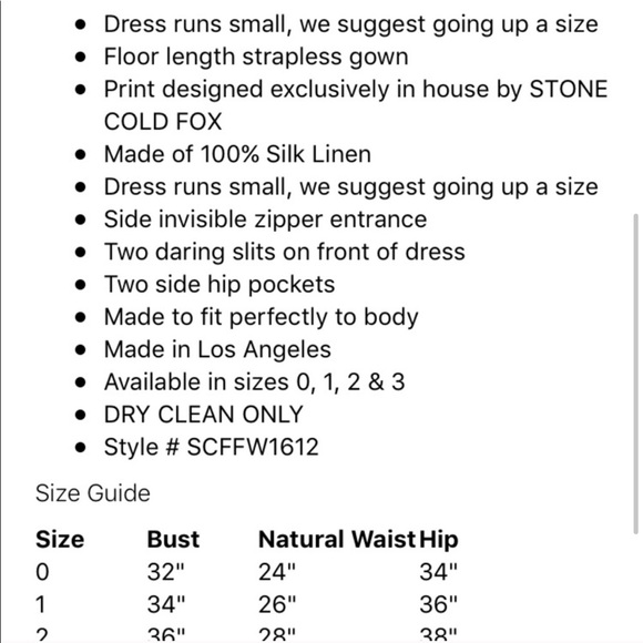 Stone Cold Fox Primrose Gown black peony - Picture 10 of 11